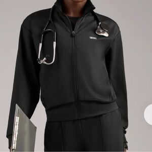NWT- FIGs Labella Formx Bomber Women's Scrub Jacket-Med